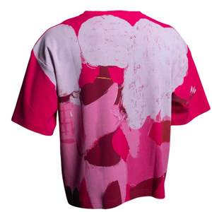 Mean Girls Graphic T <b>Shirt</b> <b>for</b> Men and <b>Women</b> Bold Pink Abstract Face Art Design Oversized Cotton Fashion Tee - Product Image 2