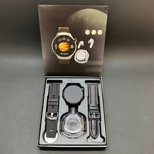 Montre connectée KR D21 4-en-1 avec écouteurs TWS, écran IPS tactile, moniteur de fréquence cardiaque, appareil portable unisexe - Product Image 4