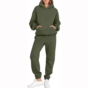2024 chándal para mujer 100% cintura elástica de alta calidad ropa deportiva cómoda chándal conjunto completo lavable precio barato chándal - Product Image 1