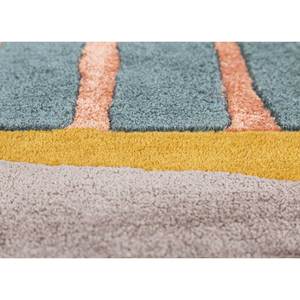Alfombra Joy de Lana y Viscosa Hecha a Mano en Rojo y Naranja Tra-15217 para Uso Doméstico con Patrón Abstracto - Product Image 3