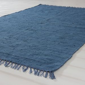 Haute qualité tissé coton Chindi chiffon tapis main laine décorative pour la maison salon utilisation extérieure lavable ourlet décoratif - Product Image 5