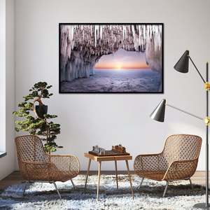 Modern Style Ice Cave <b>Poster</b> Made of Paper for Wall Decor - Product Image 2
