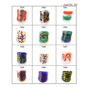 Latest New Item Crystal Lampwork Glass Beads for Bracelet Making Unique Design Ring Beads for <b>Jewelry</b> Making <b>Unusual</b> Features - Product Image 5