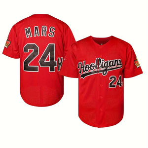 เสื้อเบสบอลพิมพ์ลายดิจิตอลแบบกำหนดเองสำหรับทุกเพศทุกวัย ขายส่ง OEM ไซส์ใหญ่ ระบายอากาศได้ดี แห้งเร็ว ป้องกันรังสียูวี โลโก้สั่งทำได้ สินค้ามาใหม่ - Product Image 4