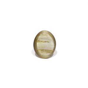 Pierre précieuse minérale verte polie œil-de-chat de 4,75 carats, pierre octogonale à facettes radiantes, 10 mm de hauteur et 8 mm de largeur - Product Image 2