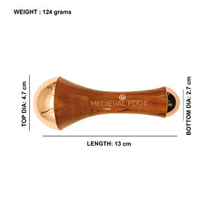 Varita Kansa de doble punta, masajeador de ojos facial Ayurvédico antienvejecimiento Natural, fabricación india Original para aliviar el estrés de la piel brillante - Product Image 5