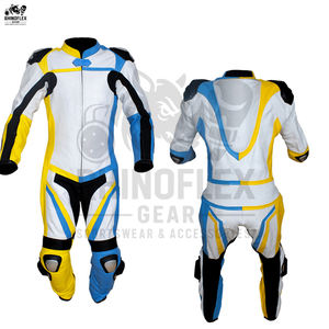 Nuevo Traje de Motocicleta de Cuero RHINOFLEX GEAR RG-MS-04 Personalizado, Estilo de Carreras, Transpirable, Unisex, Hecho en Pakistán, para Todas las Temporadas - Product Image 4