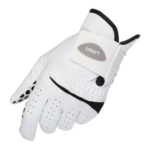Classic <b>Deal</b> Sheepskin Golf Gloves Custom Made Genuine Leather OEM High Quality Latest Wholesale Smooth Grip - Product Image 5