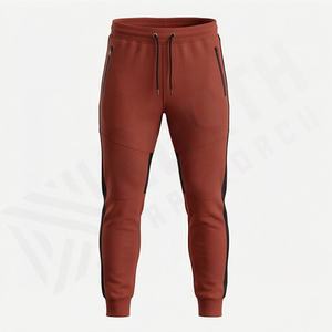 Pantalon pour homme de haute qualité, 100% coton, imperméable, coupe-vent, respirant, taille haute, anti-froissement, uni, teinture unie, taille personnalisée - Product Image 1