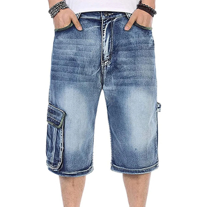 Vente en gros 2025 shorts en jean déchiré délavé de haute qualité pour hommes longueur au genou 100% avec logo personnalisé service OEM - Product Image 6