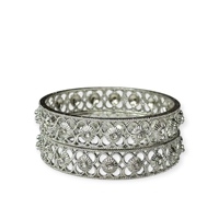 Bracelets floraux en argent finition argentée, élégants pour mariage et soirée, bijoux fantaisie haut de gamme à prix de gros