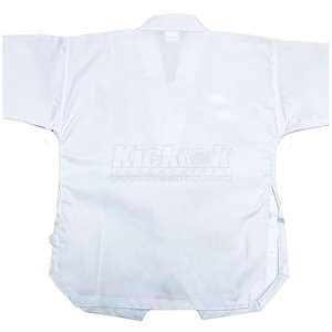 Uniforme de Taekwondo Estilo Clásico con Logotipo Frontal, 100% Algodón, Diseño Transpirable y Ligero para Entrenamiento en Dojo y Desarrollo de Habilidades - Product Image 5