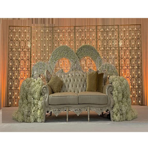 Mur de bougie Unique pour scène de réception nouveau design décoration de mariage mur de bougie Lavish réception de mariage mur de bougie - Product Image 1