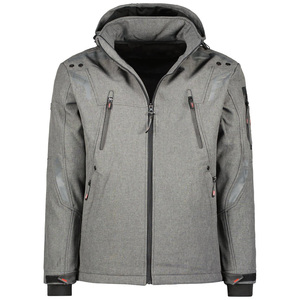 Durable Musthave moda Softshell Activewear Comfort Fit chaqueta de tela para hombres prendas de vestir clásicas chaqueta de ajuste relajado para hombres - Product Image 4