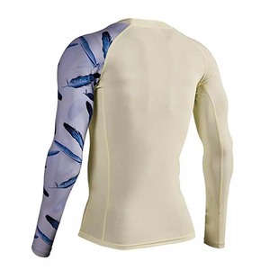 Prix Abordable – Nouveaux Modèles de Rashguards Personnalisés pour Hommes – Manches Longues, Col Rond, Coton, Séchage Rapide, Anti-Plis, Respirant, Haute Qualité - Product Image 5