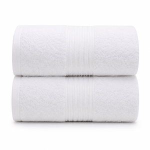 Serviette de bain en coton biologique GOTS 600 GSM, qualité hôtel et spa, 70x140cm, non teinte, en tissu éponge, logo personnalisé, vente en gros - Product Image 1