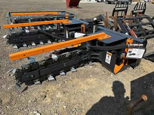 Trencher pour mini-chargeuses NEUF NON UTILISÉ 8 POUCES DE LARGEUR DE TRENCHAGE 48 POUCES DE PROFONDEUR TARIÈRE DE DÉGAGEMENT - Product Image 5