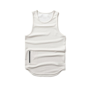 เสื้อกล้ามออกกำลังกายแขนกุดระบายอากาศสำหรับผู้ชายเครื่องแต่งกายแนวสตรีทสำหรับออกกำลังกายในฤดูร้อน - Product Image 4