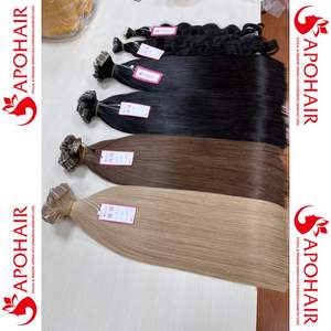 Extensions de cheveux humains à clips APOHAIR, qualité vierge Remy, naturelles, ondulations profondes, double trame chinoise, vente en gros, livraison DHL FEDEX - Product Image 2