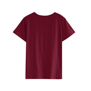 Camisetas de Verano Casuales de Alta Calidad para Mujer, Cuello en V con Botones, Manga Corta, Corte Regular, Transpirables, de Secado Rápido, Algodón/Bambú - Product Image 6