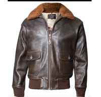 Veste en cuir véritable d'hiver élégante pour hommes faite pour la chaleur et l'appel moderne avec une finition artisanale de qualité de l'Inde
