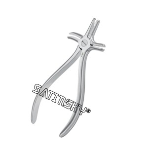 Alicates de Contorno Triples de 14 cm, Instrumentos Dentales de Acero Inoxidable Fabricados con AISI 420 de Fabricante Reconocido - Product Image 1