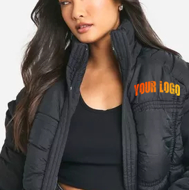 Chaqueta acolchada ajustada para mujer, forma favorecedora, ligera, cálida, venta al por mayor, OEM, ajuste relajado, venta al por mayor, Etiqueta Privada - Product Image 4