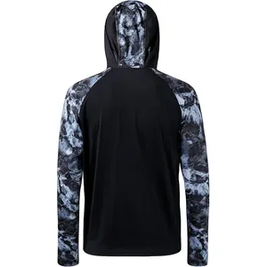 Sudadera con Capucha para Hombre, Protección Solar UPF 50, Manga Larga, Estampado por Sublimación, Anti UV, Poliéster - Product Image 4