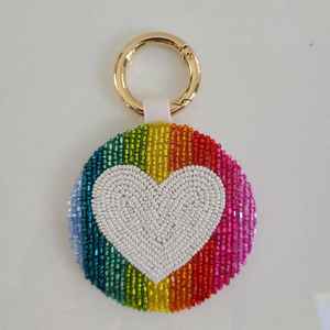 Porte-clés perlé coloré très demandé, porte-clés artisanal unique, léger et durable, disponible à un prix abordable - Product Image 4