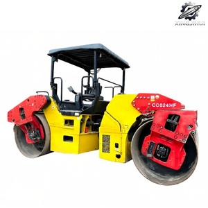 Compacteur vibrant à double tambour Dynapac CC524HF d'occasion, poids de travail 12,7 tonnes, marque suédoise originale, compacteur moyen - Product Image 1