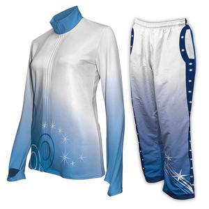 Ensembles de vestes d'échauffement personnalisées pour filles Vente en gros Vêtements d'extérieur pour sports d'équipe OEM ODM Élasthanne/polyester léger de haute qualité - Product Image 4