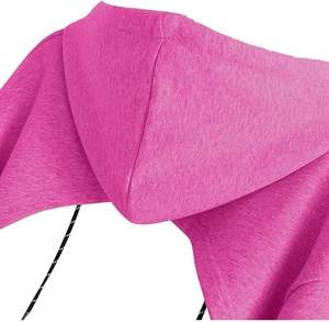 OEM Femmes Crop Hoodie 2025 | Logo personnalisé Pull Streetwear pour Fitness, Activewear, vente en gros de marques de vêtements et magasins de mode - Product Image 3