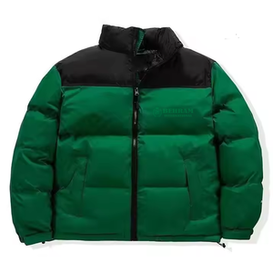 Veste d'hiver matelassée personnalisable pour homme Behram International, surdimensionnée, en polyamide brillant, OEM, écologique, style streetwear - Product Image 6
