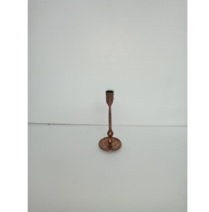 Iron Flameless Candle Holder Black Heat Resistant Handmade Eco-Friendly Modern Luxury Illuminates Home Understated - Product Image 5