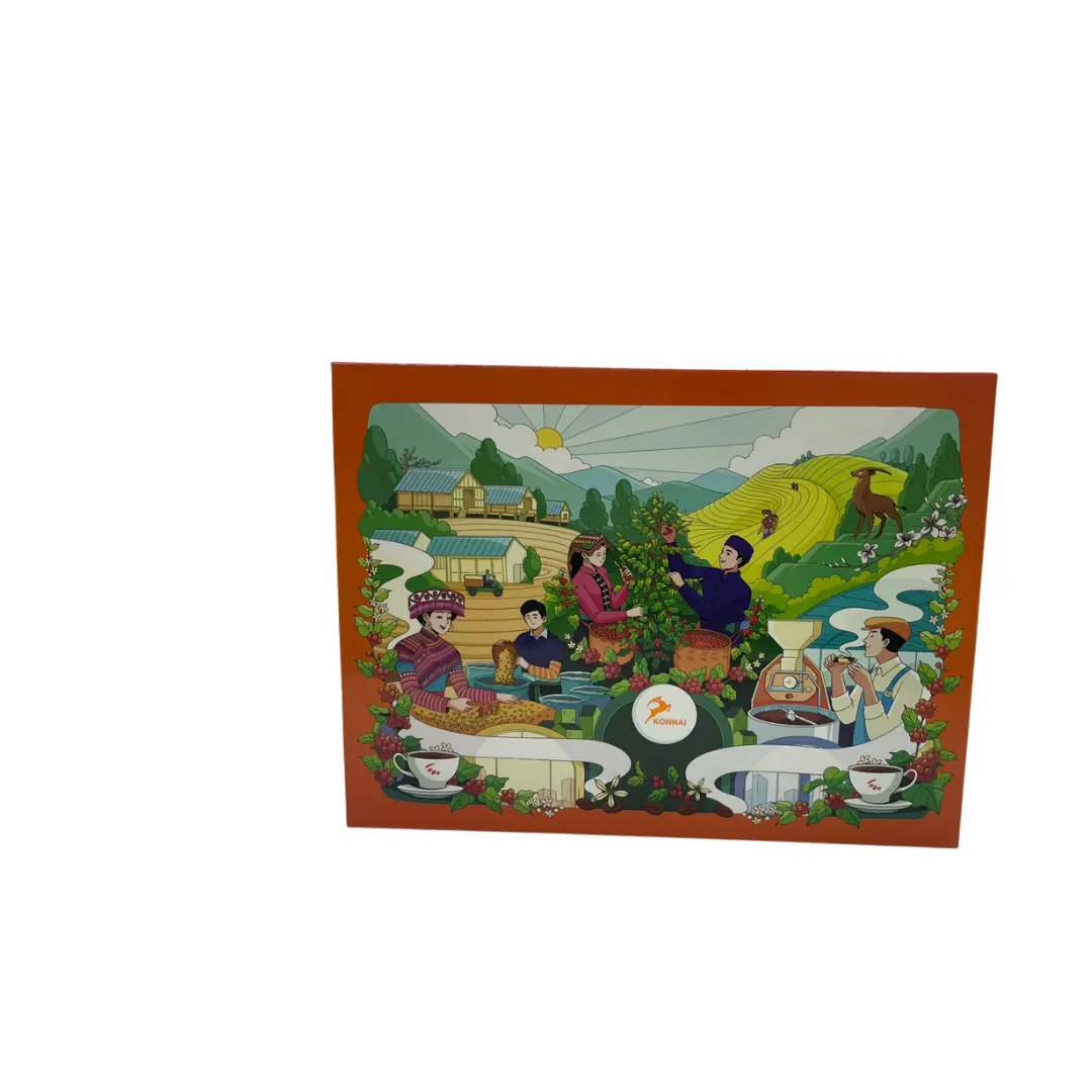 Cajas de papeles de rigidez de alta calidad Estampado de regalo y forma de embalaje Color personalizado Hecho en Vietnam Fabricante