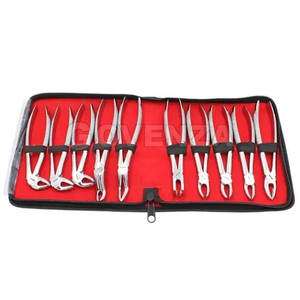 Pinzas de Extracción Dental de Acero Inoxidable, Alicates Quirúrgicos Manuales con Empuñadura Ergonómica, Patrón en Inglés, Logotipo Personalizado, Embalaje - Product Image 2