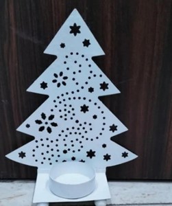 Wholesale Metal Antler Tealight Holder <b>Christmas</b> <b>Tree</b> Shape Design for Indoor Decor Best Price from India for Wedding - Product Image 3