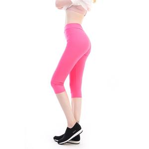Pantalones cortos de gimnasio de cintura alta con logotipo personalizado para mujer, transpirables, elásticos suaves, entrenamiento de secado rápido con decoración de botones de lazo, venta al por mayor a granel - Product Image 2