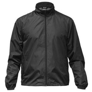 Precio al por mayor Hombres Chaqueta de lluvia roja Abrigo 100% Poliéster impermeable Transpirable Bordado a prueba de viento Alta calidad teñido al por mayor - Product Image 6