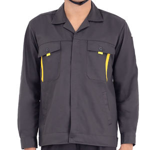 Uniforme de protección para trabajadores de fabricación Conjunto de algodón de manga larga unisex - Product Image 6