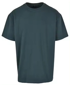 High Quality Custom Heavyweight Garment Dyed Jersey Mens Tee Sharts 100% Cotton Blank Plain O-Neck Oversized <b>Tshirt</b> for Men - Product Image 3