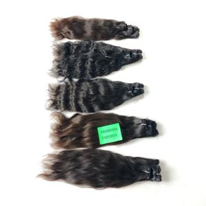 100% Cuticule Alignée Raw Virgin Naturel Extensions de Cheveux Vietnamiens Noir Ondulé Doux Vendeurs Temple Cheveux Humains Couleur Naturelle - Product Image 2