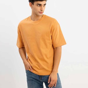 T-shirt en coton à impression personnalisée T-shirt rond surdimensionné pour hommes T-shirt à col rond et à manches courtes T-shirts pour hommes - Product Image 5