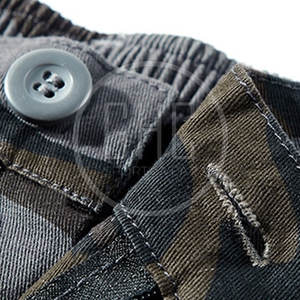 Short Cargo Respirant 100% Coton pour Homme, Été, Décontracté, Taille Élastique, Impression Numérique, Motif Solide, Offre Spéciale - Product Image 3