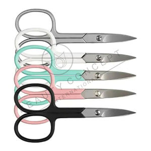 Venta caliente Imprimir Las mejores Tijeras para uñas de manicura Logotipo propio de alta calidad Hoja de acero inoxidable Punta afilada Arte de uñas Sostenible - Product Image 5