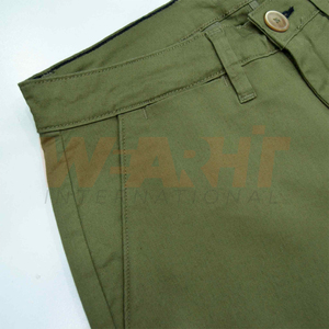 Short pour homme en coton extensible de haute qualité Confortable et élégant Respirant High Street Style Solid Pattern OEM Service disponible - Product Image 2