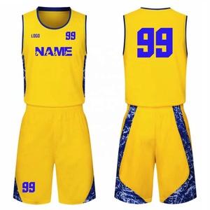 Uniformes d'équipe de basketball sur mesure pour hommes, pas chers, 100% polyester, légers, vêtements de sport d'été, uniforme de basketball - Product Image 1