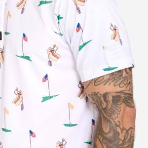 "Polo de golf de algodón para hombre personalizado OEM-Suave y duradero-Perfecto para ropa informal y atlética" - Product Image 2