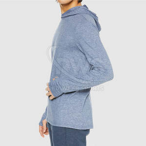 Solid Color Plus Size Gym Fitness <b>Hoodies</b> Custom Design High Quality <b>Men</b> Gym Fitness <b>Hoodies</b> - Product Image 5