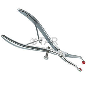 Pince à épandeur de couronnes dentaires Finition terne Pince d'extraction orthodontique en acier inoxydable Pince à bec Instruments médicaux pour dents - Product Image 5